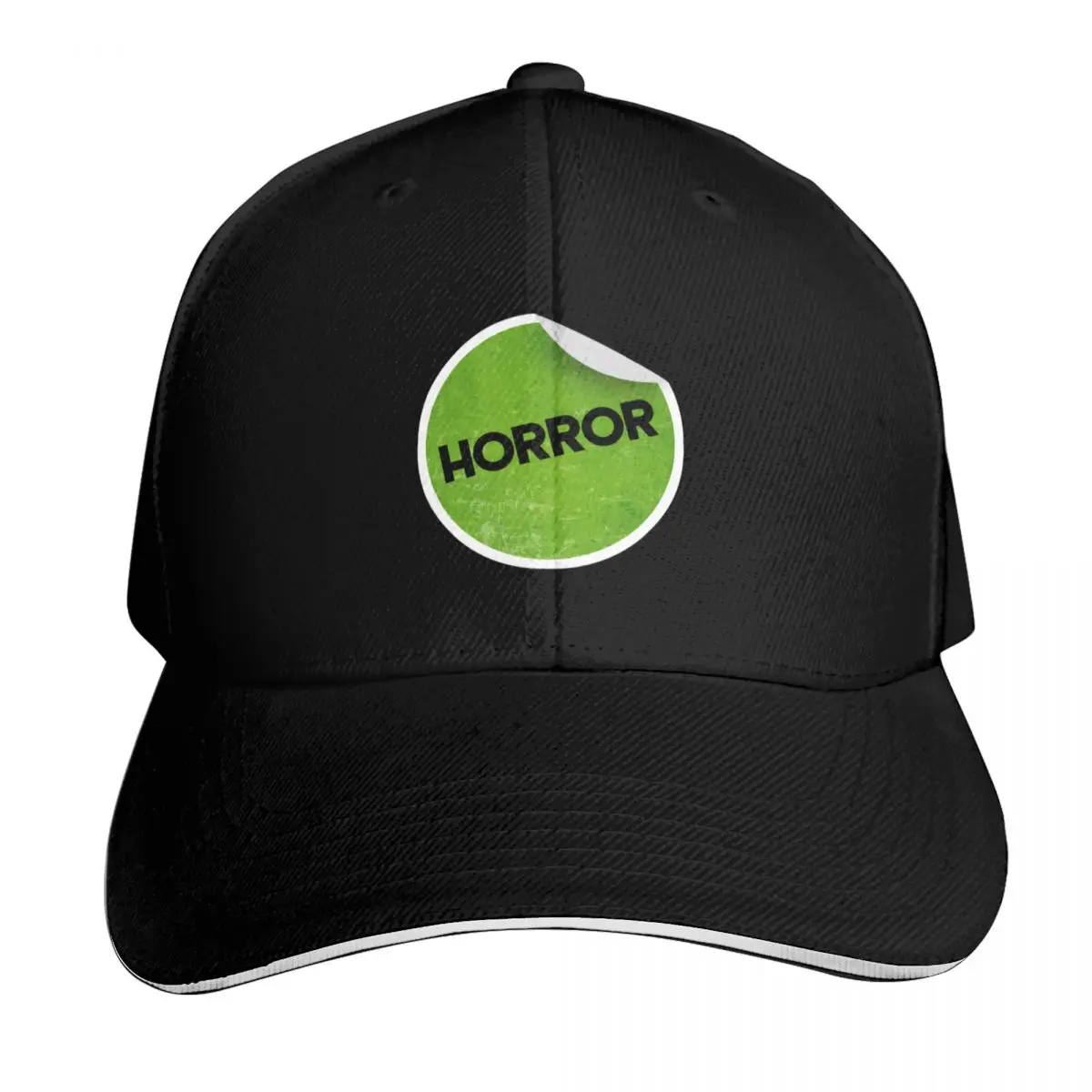 Boné de Beisebol com Estampa de Terror VHS, Boné Tático Militar Fofo, Boné de Pesca, Chapéu Feminino 2026, Masculino