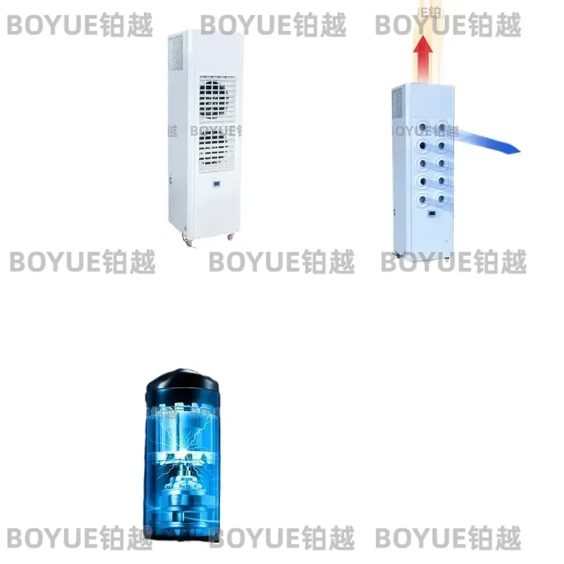 1HP Laboratory Ball Mill Grinder with Air Cooler Industrial Chiller Strong Wind Stable Operation Powder Grinding Machine