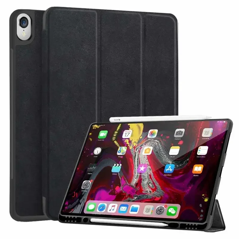 Slim Smart Cover Protective Case For IPad Pro 12.9 2018 3rd Case Pencil Holder Trifold Stand Auto Sleep/Wake for IPad 12.9 2018