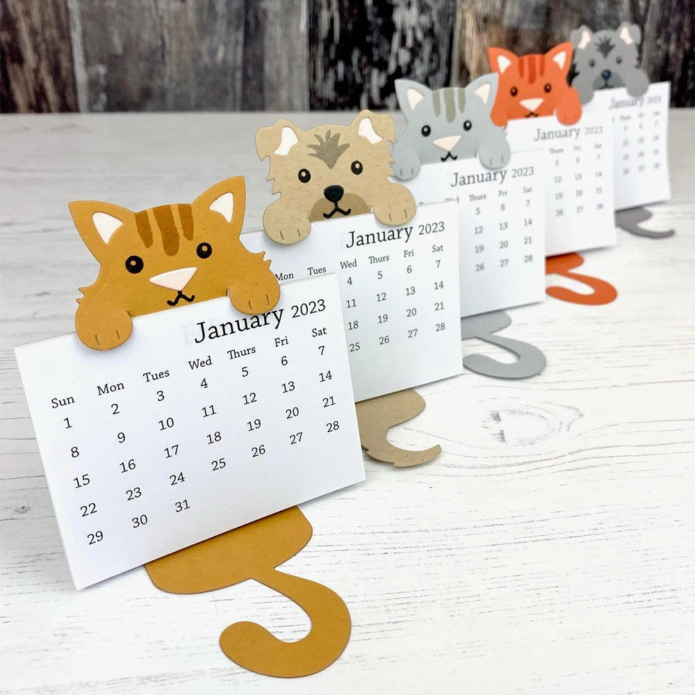 Animal Fox Rabbit Tiger Clear Stamps and Metal Cutting Dies For Card Making Transparent Seals Set Paper Embossing Stencils Craft