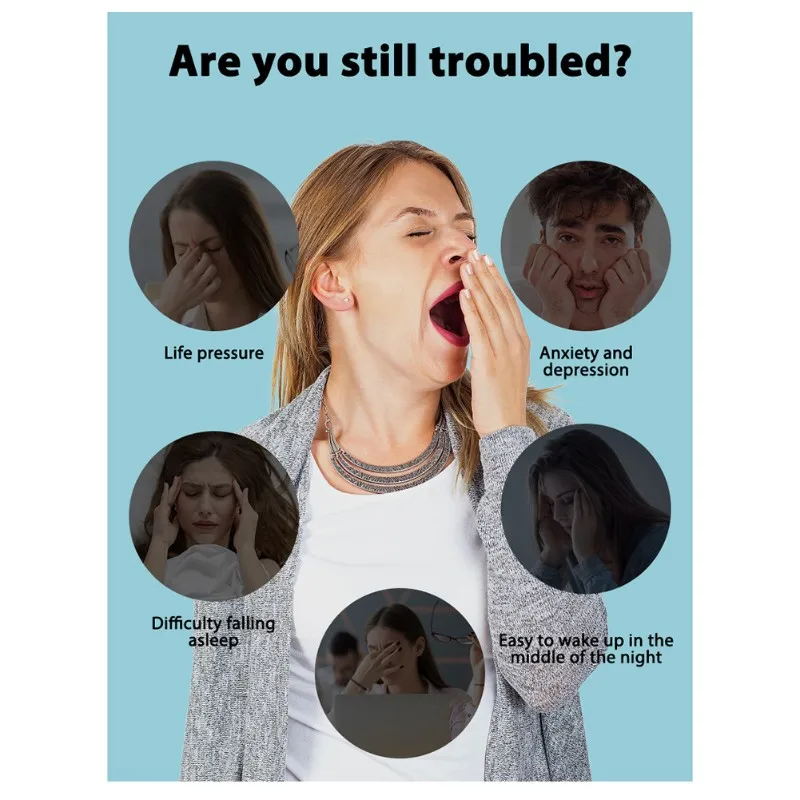 

For Anxiety And Insomnia Relief Aid- Smart Sleep Device Handheld Low-Frequency Pulse Microcurrent Smart Sleep Aid Device