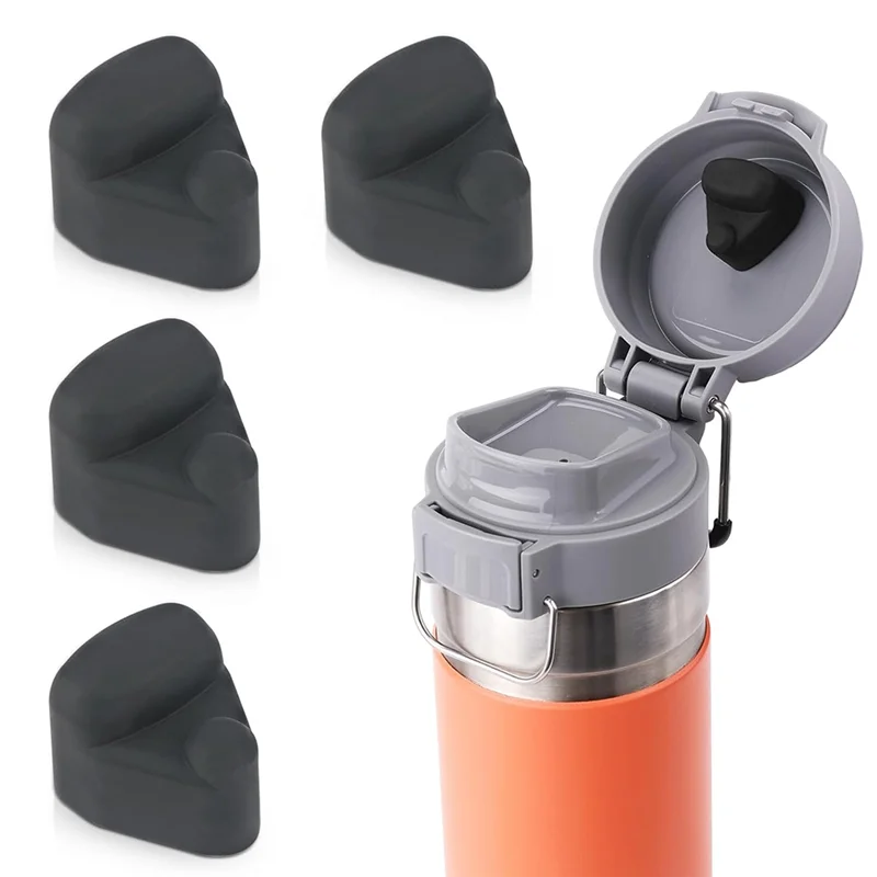ABJO-4Pcs سدادة بديلة لـ Stanley Quick FILP GO 24 Oz 36 Oz، سدادة سيليكون مقاومة للتسرب