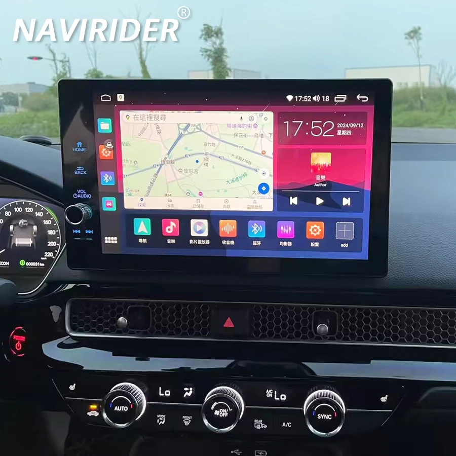 

11,5 дюймов 2K Android 13 Carplay авто для Honda Civic 2024 авто радио Мультимедиа Видео плеер навигация автомобильный стерео GPS HU