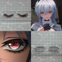 Anime Wuthering Waves Zani Cosplay False Eyelashes Mascot Accessory Ambitus Ornament Prop Xmas Stage Properties Halloween Gift