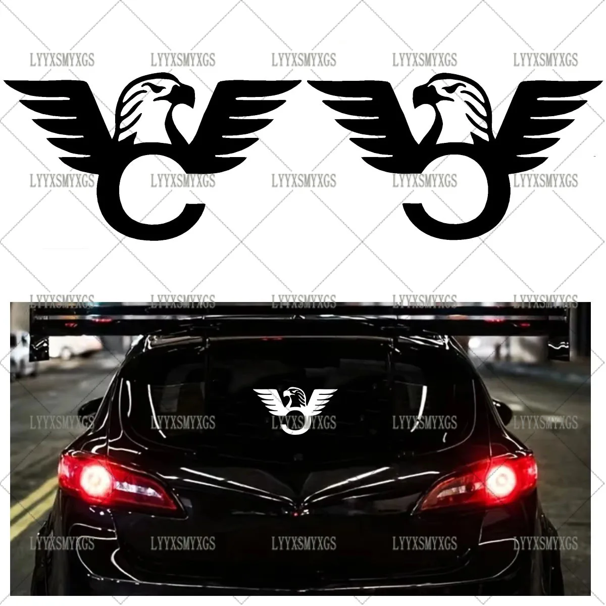 

Self-Adhesive Custom Personality Rifle Logo Car Stickers Waterproof Sunscreen Vinyl Decal PVC wholesale Car Accessories