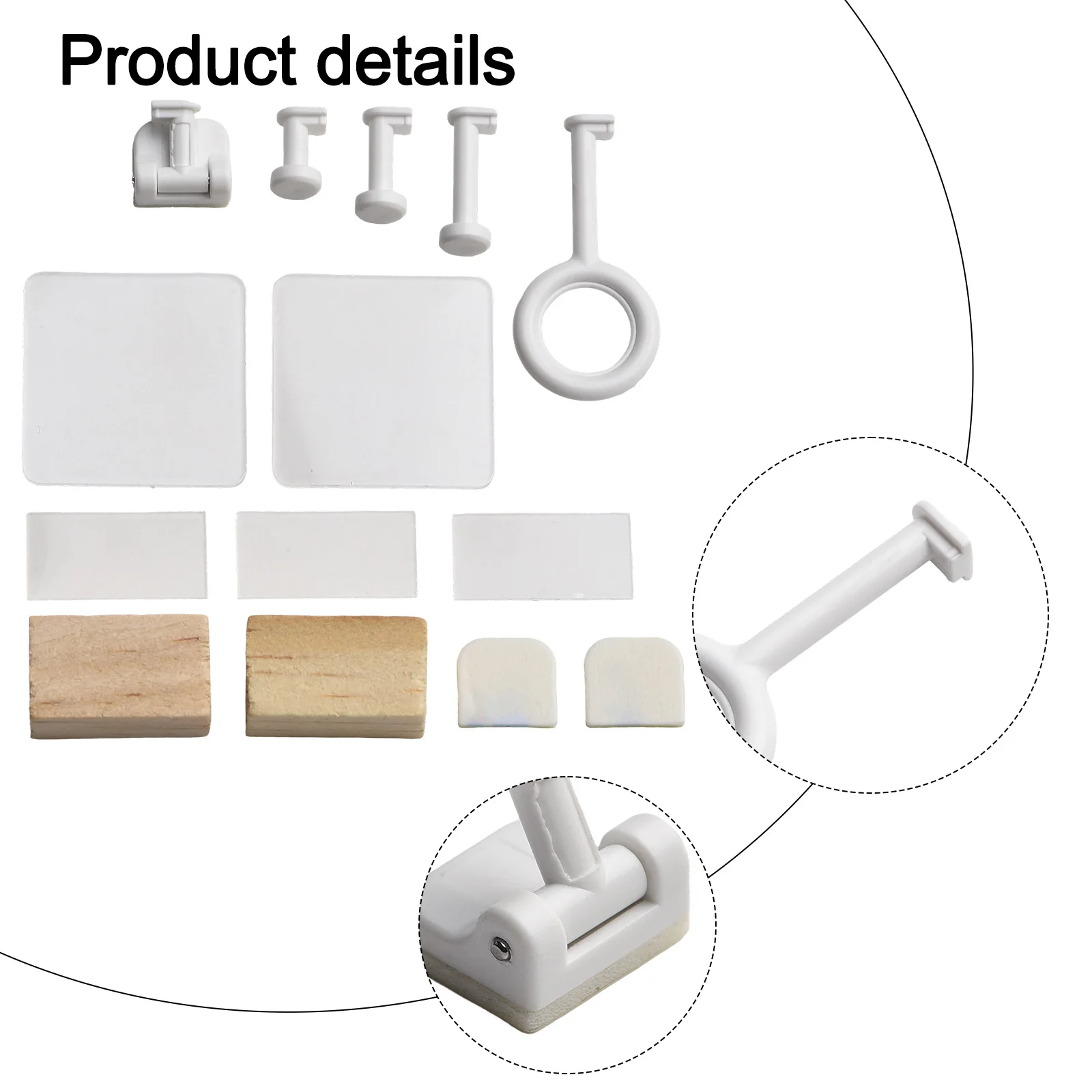 

Удобный в использовании робот-пальчик для автоматического нажатия кнопок, материал ABS, пять универсальных насадок для повседневных задач