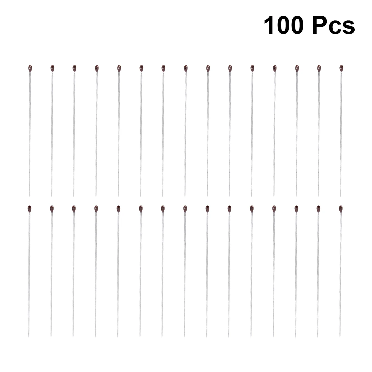 

100pcs Insect Specimen Stainless Steel Science Education Entomology Tools Rubber Head Mounting Small Medium