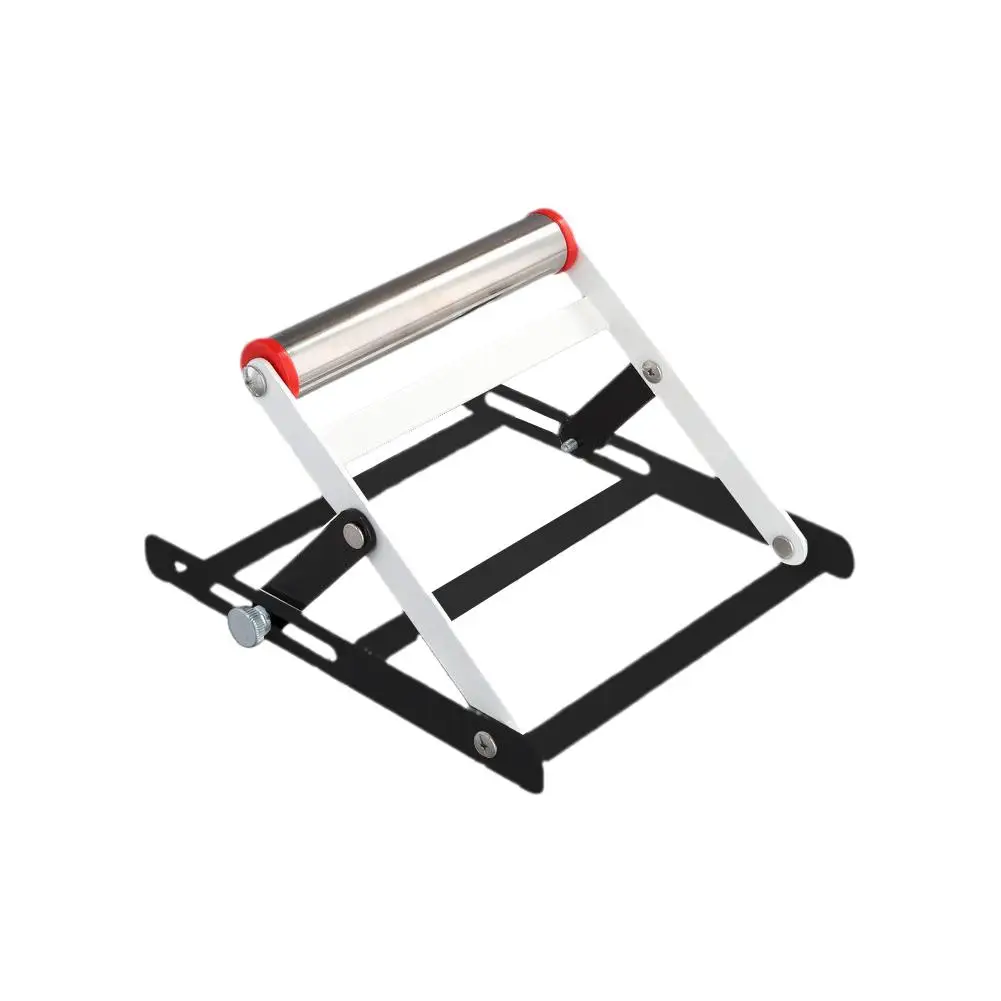 1/2pcs Cutting Machine Support Frame Adjustable Lifting Bracket Workbench Stainless Lift Frame Tools Stand Steel Power Roll E4S8