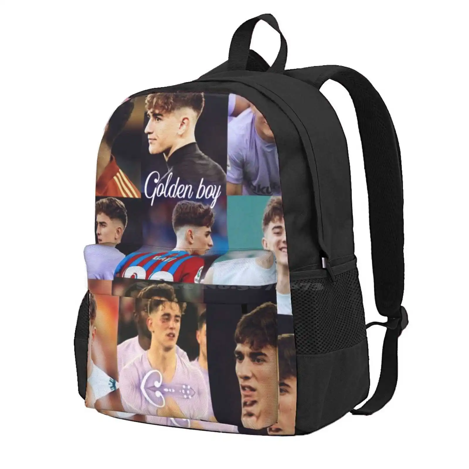 Pablo Gavi Hot Sale Schoolbag Backpack Fashion Bags Pablo Gavi Cute Golden Boy Pedri Foden Keep Calm And Support Spain Gavi