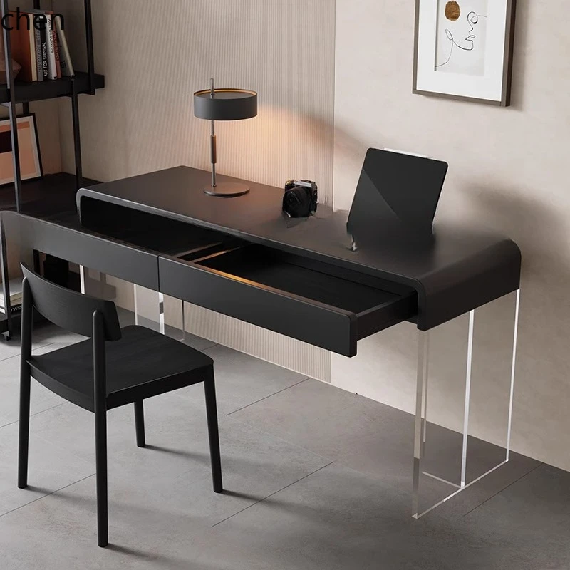 

YXY medieval floating desk modern simple light luxury study home integrated table