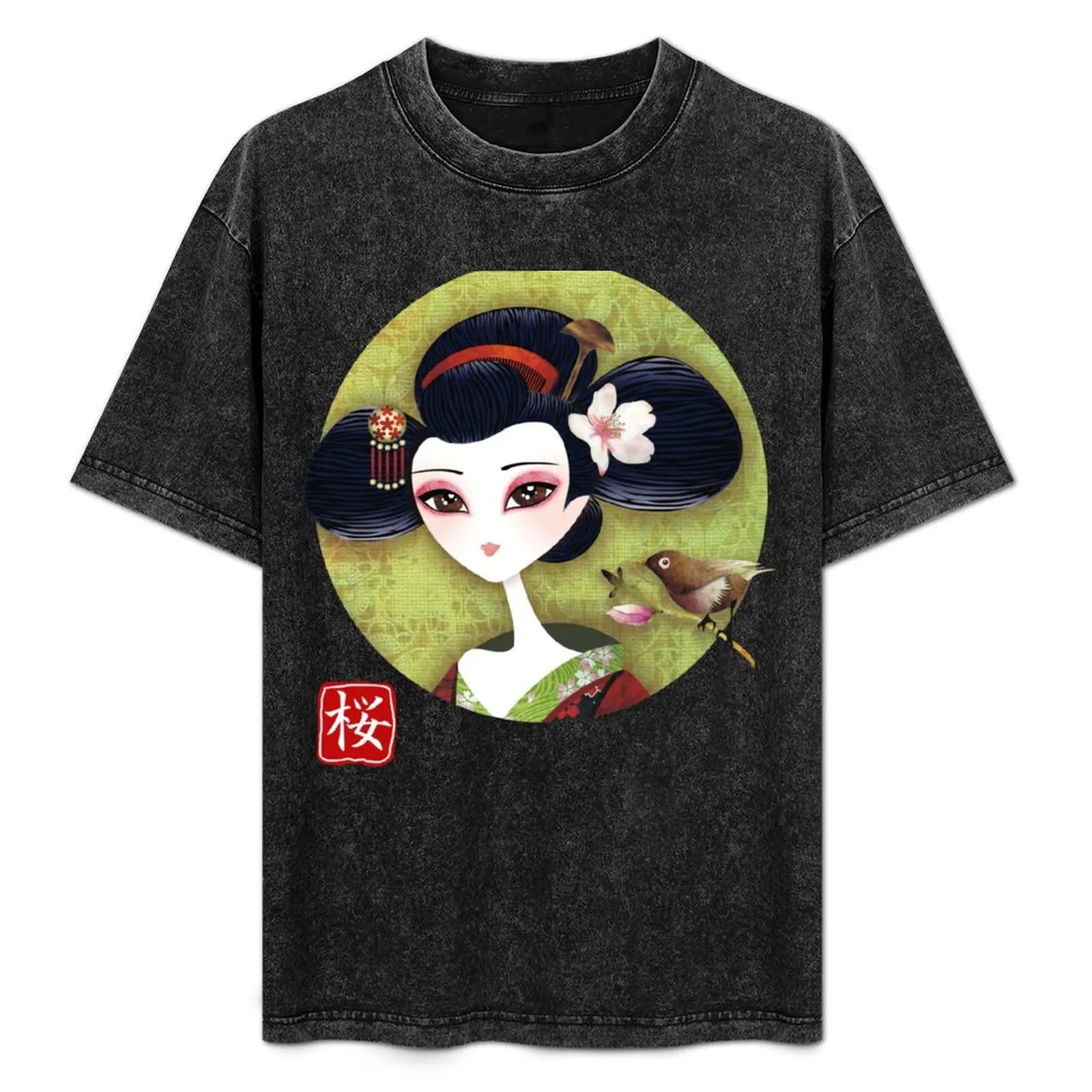 

Sakura Girl Reloaded T-Shirt Work Comfort T-Shirt for Men