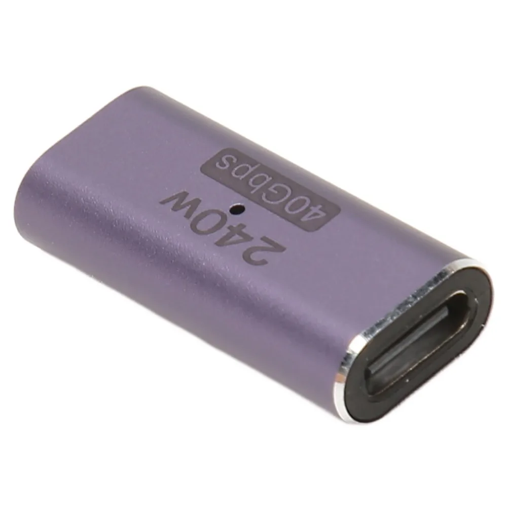 2PCS Universal 240W USB4.0 C Female to Female Adapter 40Gbps High-Speed USB Type C Coupler 8K 60Hz USB4 Adapter Gaming Devices