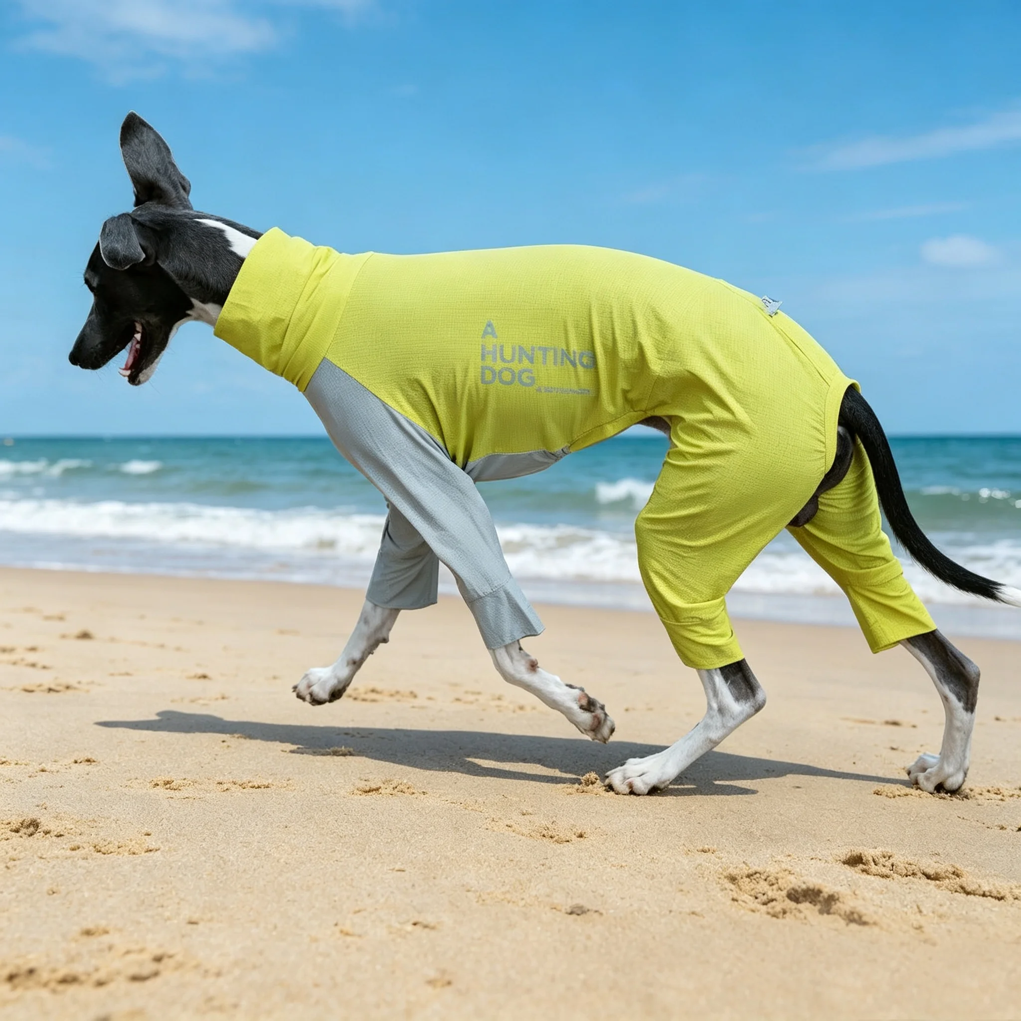 Traje verano 4 patas perro transpirable secado rápido Whippets Galgos - imagen 4