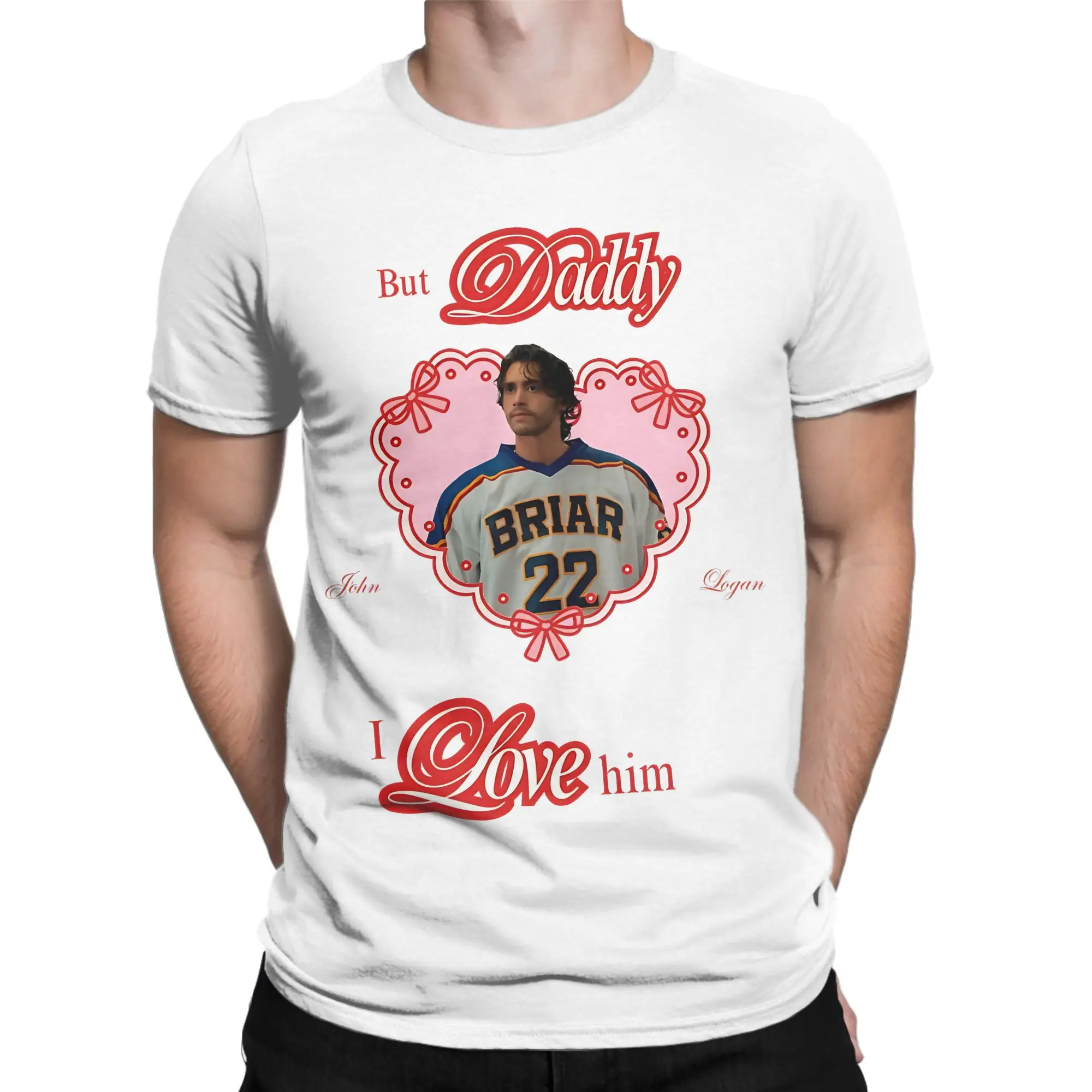 Vintage T-Shirt Summer But Daddy I Love Him John Logan  Off-Campus Trendy Cool T-Shirts  Cotton Tshirt for Adult Clothes