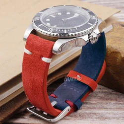 New Suede Leather Vintage Watch Strap 18mm 20mm 22mm Watch Band Replacement Strap Sport Bracelet Quick Release Watch Accessories