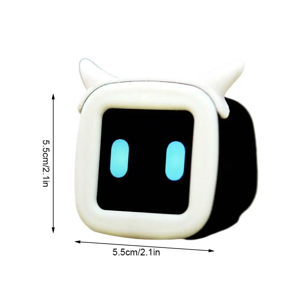 Car Companion Mood Intelligent Robot Cute Cartoon Creative Helmet Mood Doll Central Control Auto Interior Accessories Decoration