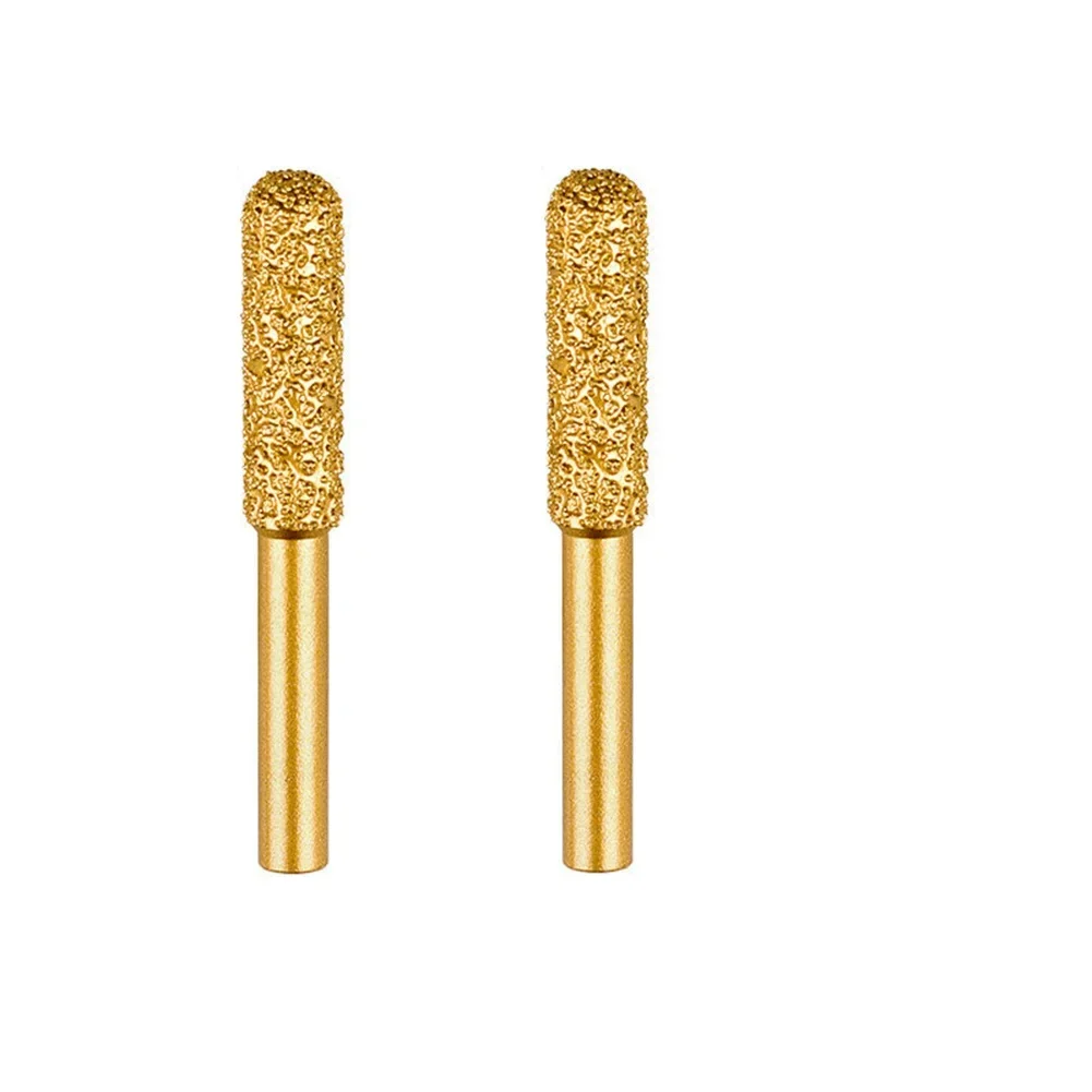 

2PCS Emery Rotary Burr Grinding Heads for Metal Polishing and Engraving Suitable for Use with Electric Drills and Hand Grinders