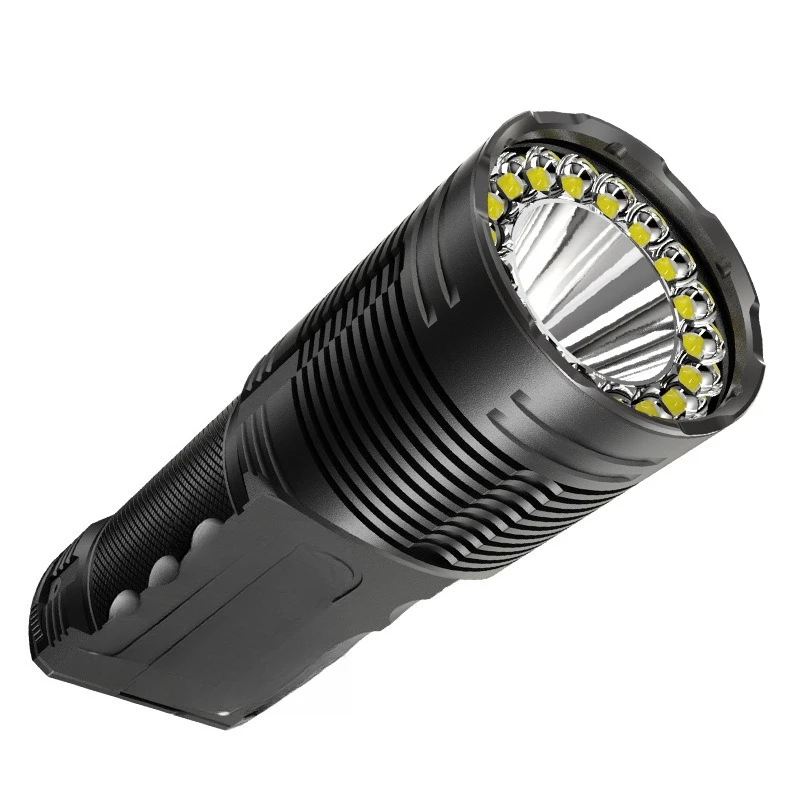 

New outdoor strong light super bright flashlight search spotlight