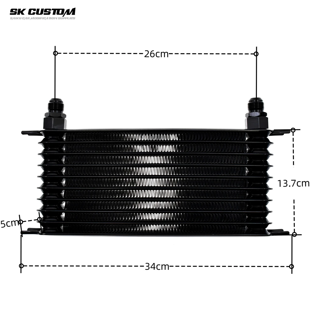 SK CUSTOM Engine Oil Cooler Kit Radiator Car Accessories For Lexus GS430 GX470 LS430 LX470 SC430 ES260 LM350h NX400h RX UX250Hh