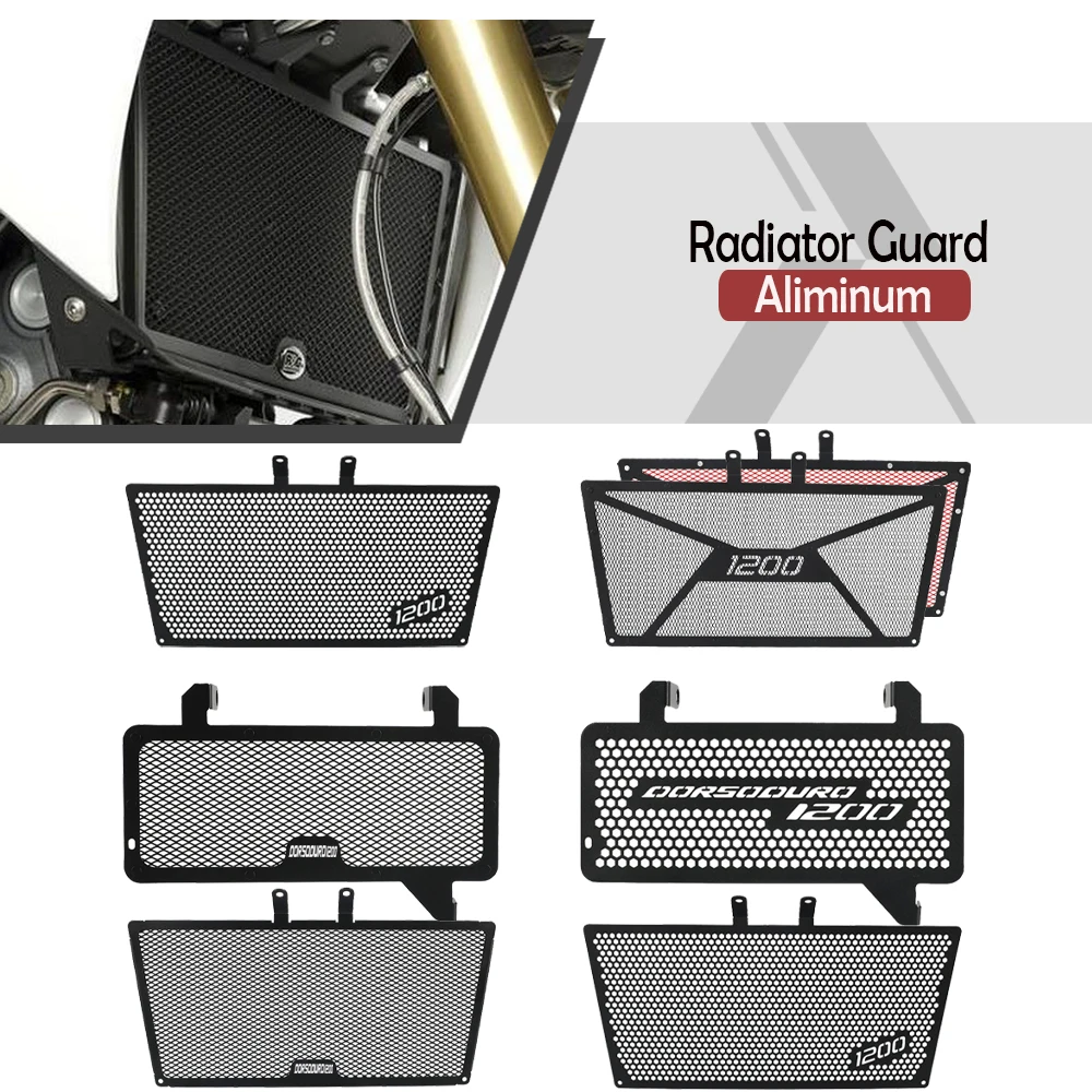 

For Aprilia Dorsoduro 1200 ABS 2011~2025 2024 2023 Dorsoduro1200 Radiator Grille Guard Grill Cover And Oil Cooler Guard Set