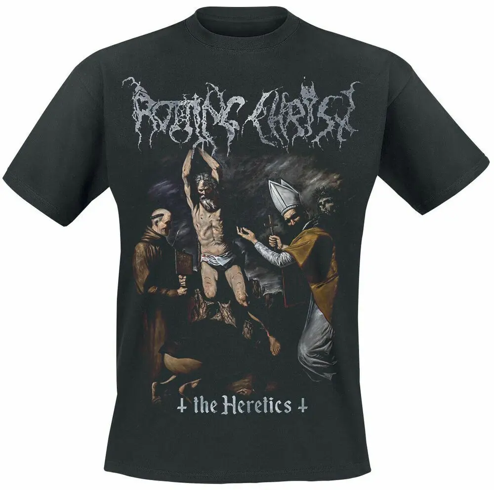 Rotting Christ - The Heretics Tour T Shirt High Quality 100%Cotton Short Sleeve