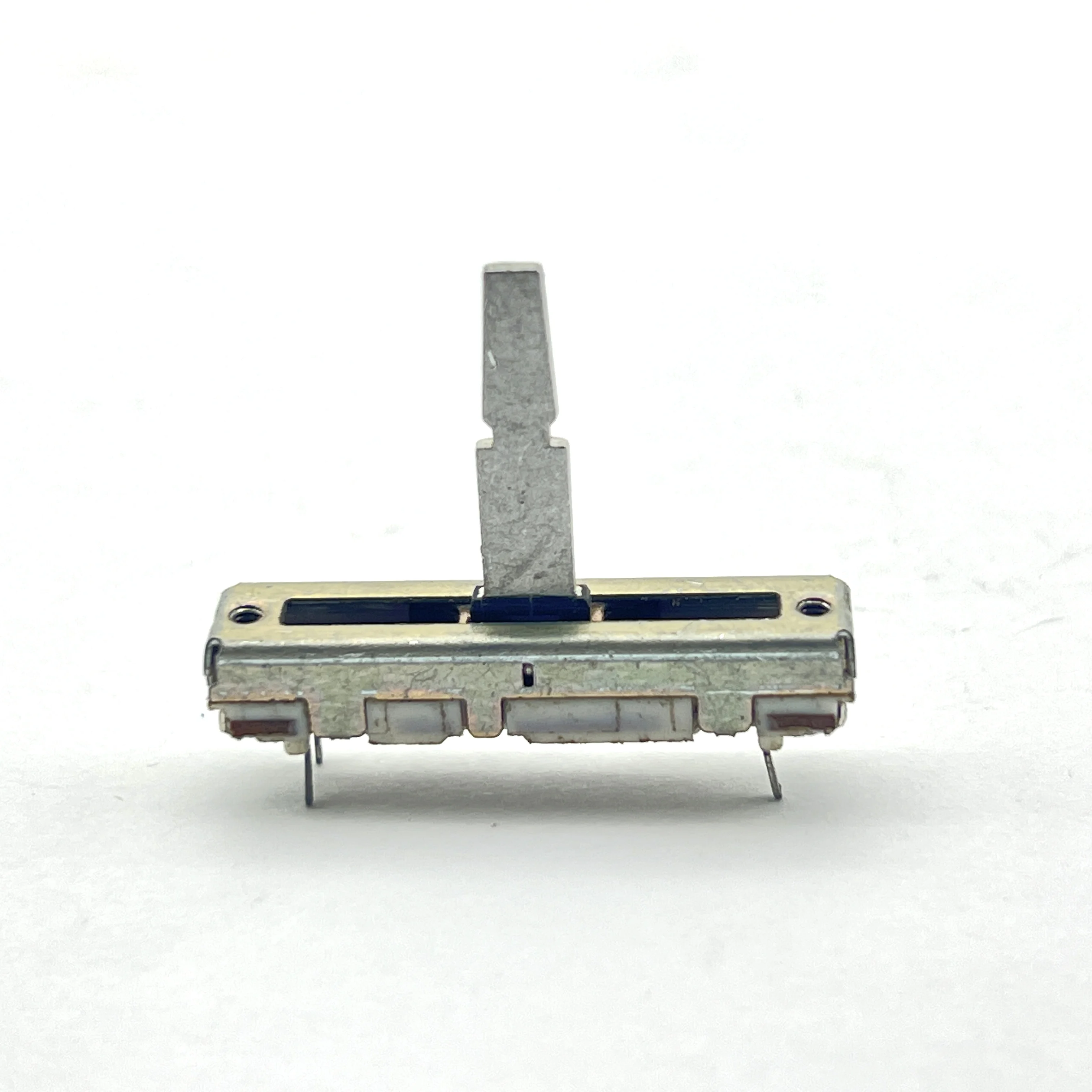 2 pcs Japan ALPS 35mm linear potentiometer audio adjustment single channel B10K with center detent shaft length 20