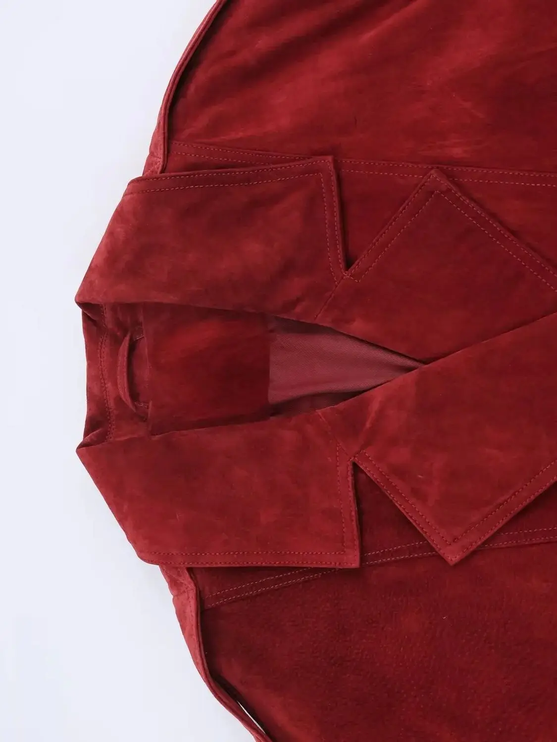 Spring 2026 Women's Velvet Feel FauxLeather Jacket Coat New Arrival Casual Loose Fit ort Outerwear Versatile Sle Regular Length