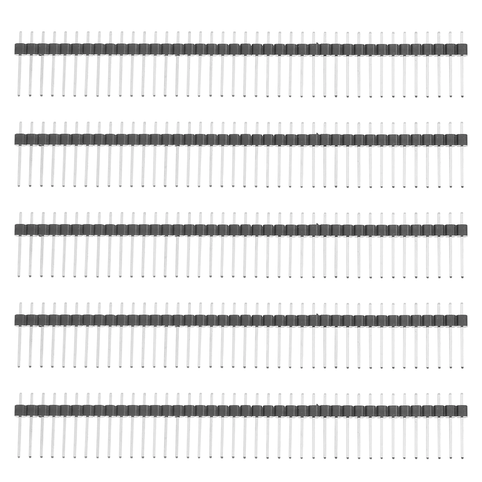 

30pcs Gold Plated Copper Pin Header Male PCB Connector Strip Widely Used Electronics Electrical Appliances Meters Board