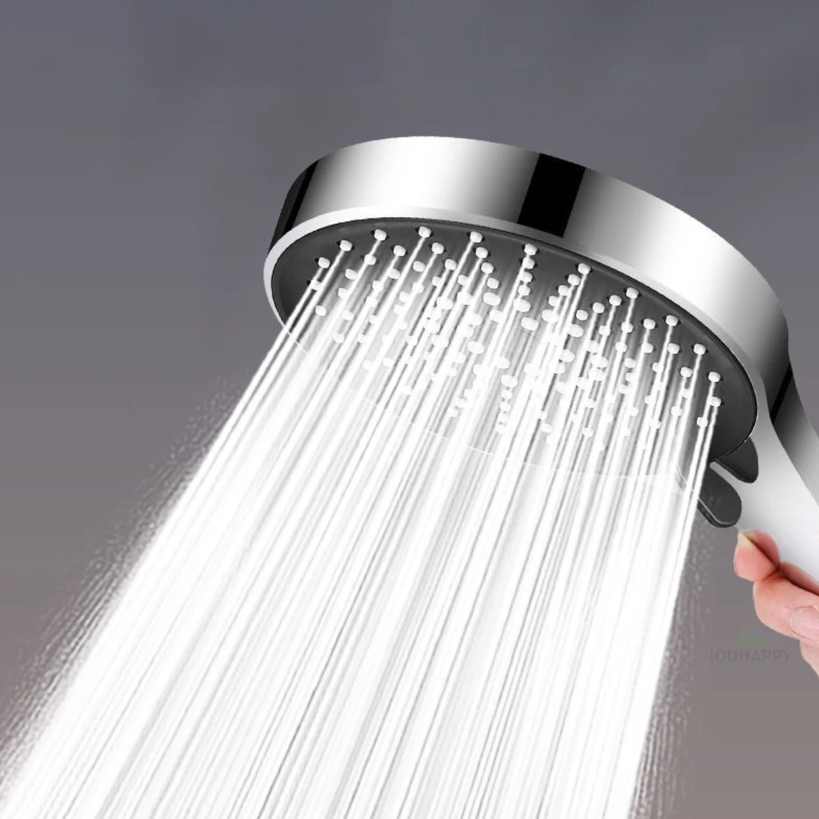 13.5cm Big Panels Shower Head with Adjustable 5 Jet Modes Portable High Pressure Shower Head Spray for Bathroom Accessories view 6