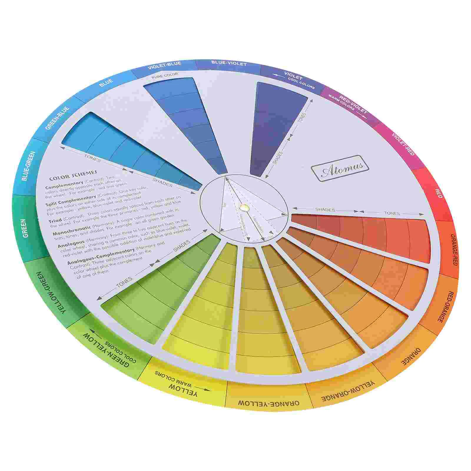 

Gradient Color Wheel 12 Circle Wheels The Board Chart Mixed Guide Tool Learning Card Pigment