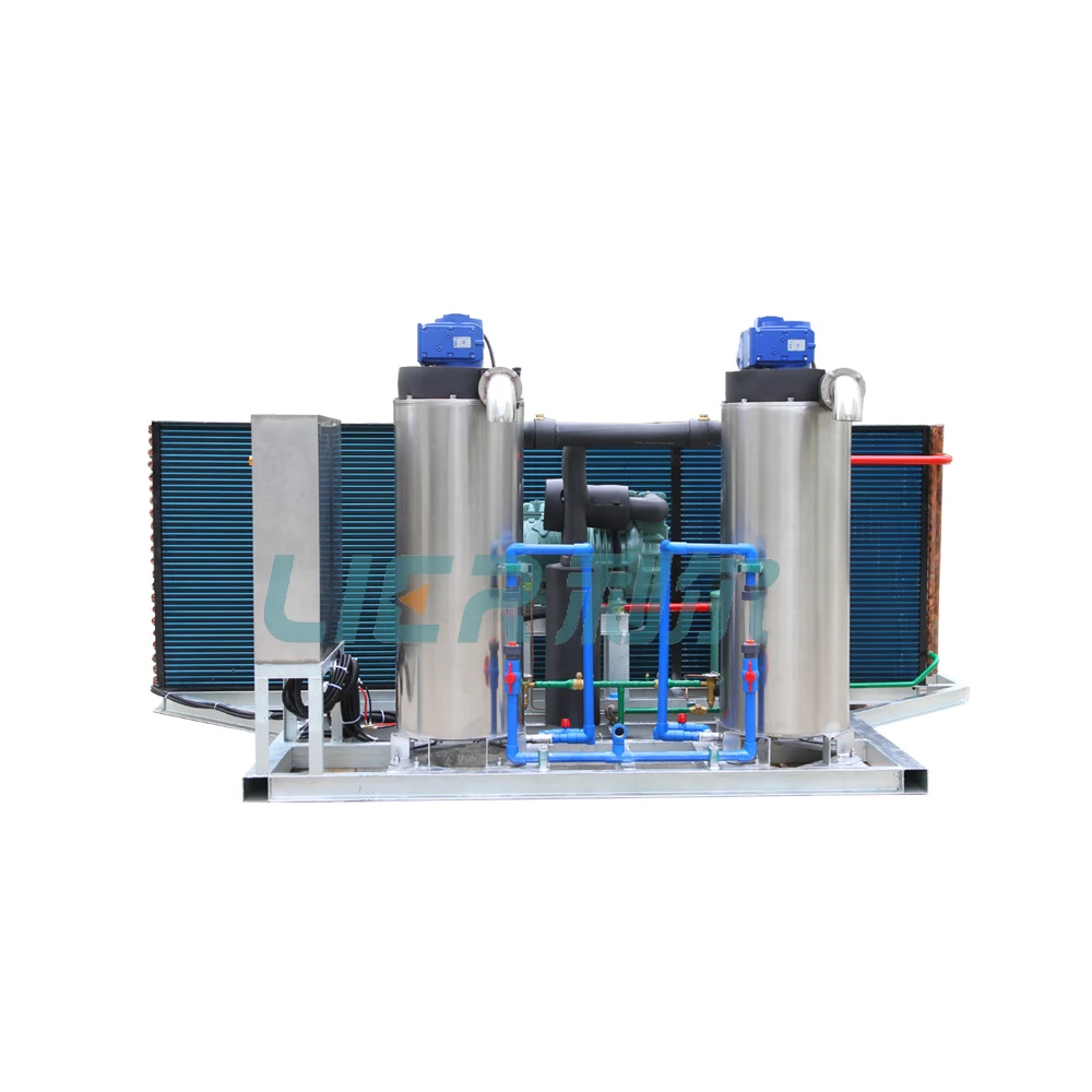 China High Quality Liquid Ice Systems for Land Use or Boat , Seawater Slurry Ice Machines 1~30tons