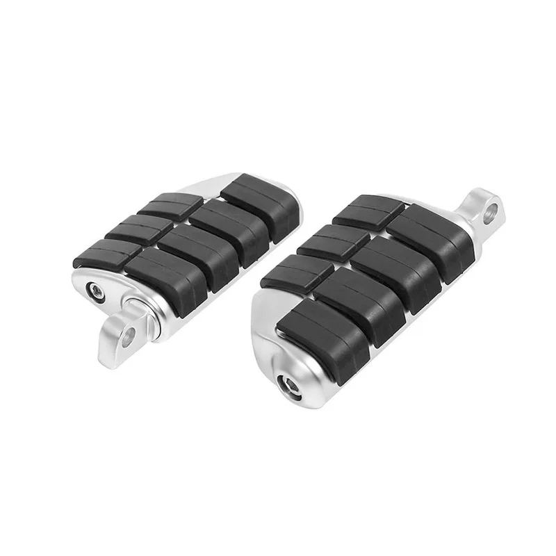 

2PCS is suitable for Harley Road King fat boy gliding modification front and rear pedals universal black small pedals