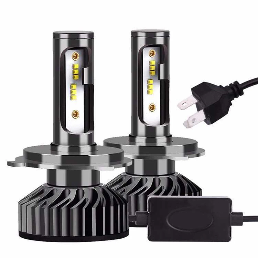 

2 шт./пара Светодиодные LED-лампы F2 ZES 60Вт 3500LM Canbus, лампы для автомобильных фар H1 H3 H4 H7 H3 H11 H13 9005 9006 880