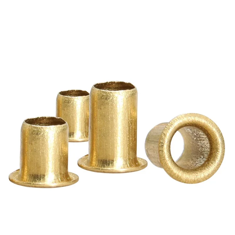 Copper Hollow Rivet Single Tube Full Through Hole Chicken Eye Willow Nail M2 M2.5 M3 M4 M5 Hollow Copper Rivets 50Pcs Per Pack