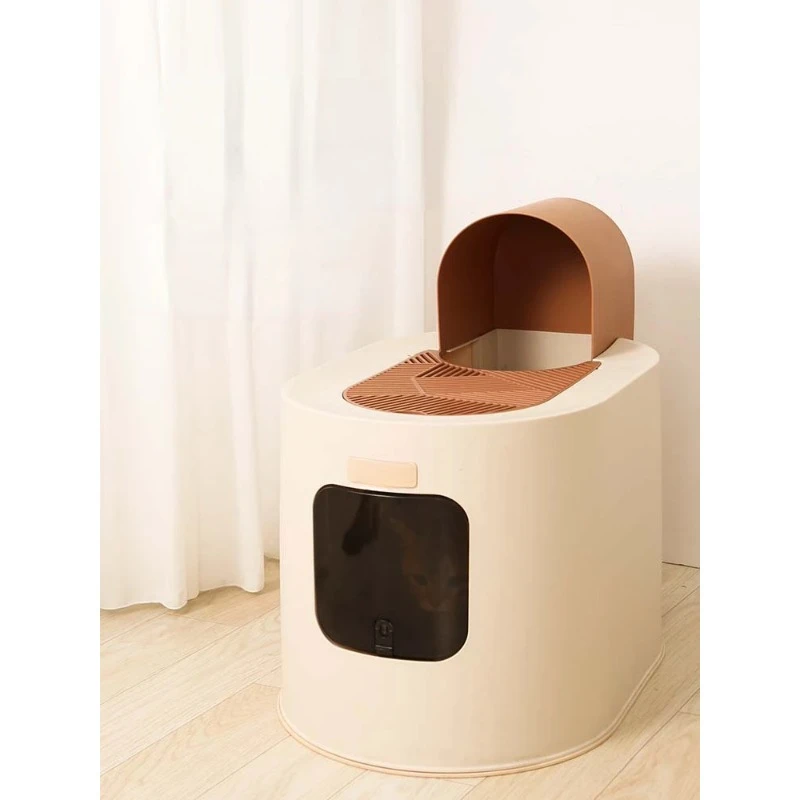 Litter Box Oversized Litter Basin Sub-Fully Semi-Enclosed Toilet Deodorant Cat Litter Box Young Cat Supplies