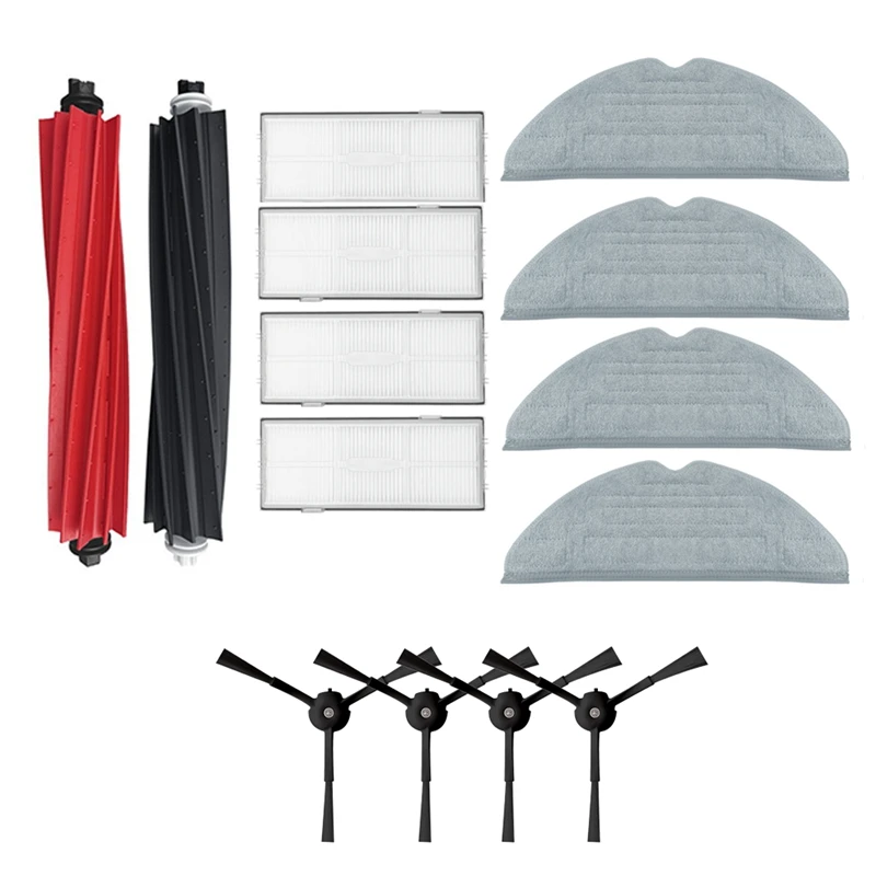 

1Set Replacement Accessories For Stone Sweeping Machine Roborock S8/S8 + S8 Pro G20 Main Brush Side Brush Filter Cloth