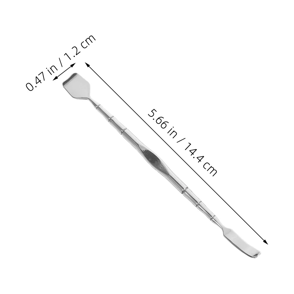 Ferramenta de cravo de duas cabeças, aço inoxidável, varinha facial precisa, raspador de espinhas, limpador facial, ferramenta de extração, purificador de pele