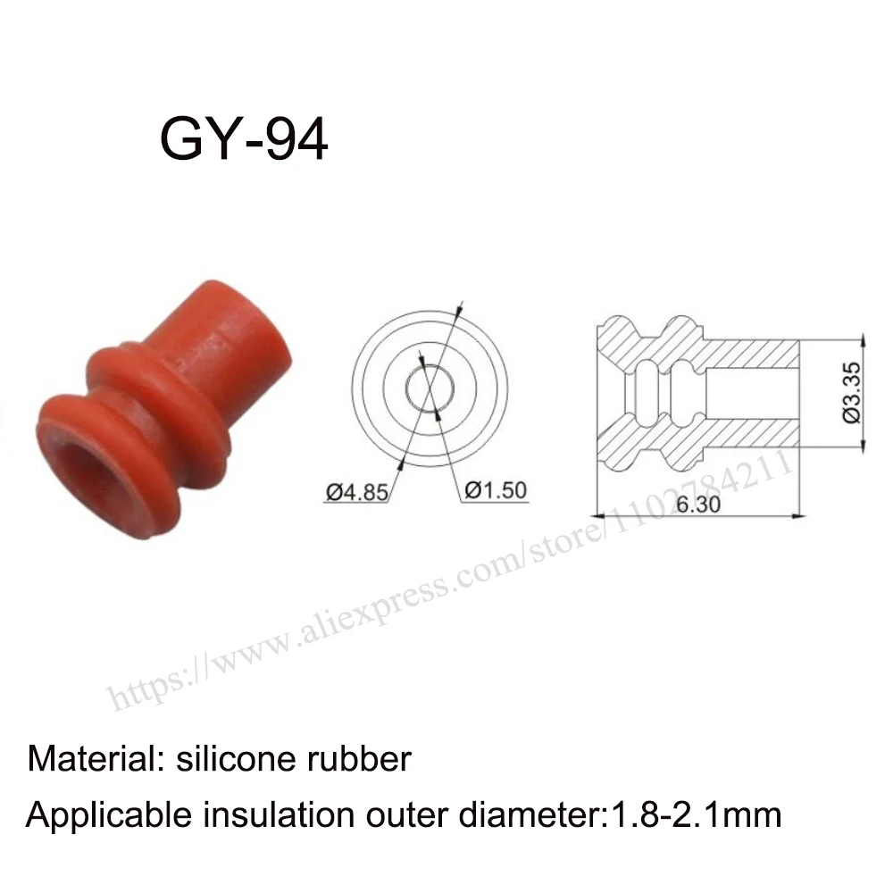 

5000PCS GY-94 New energy auto seal rubber automotive Waterproof connector terminal plug pin socket