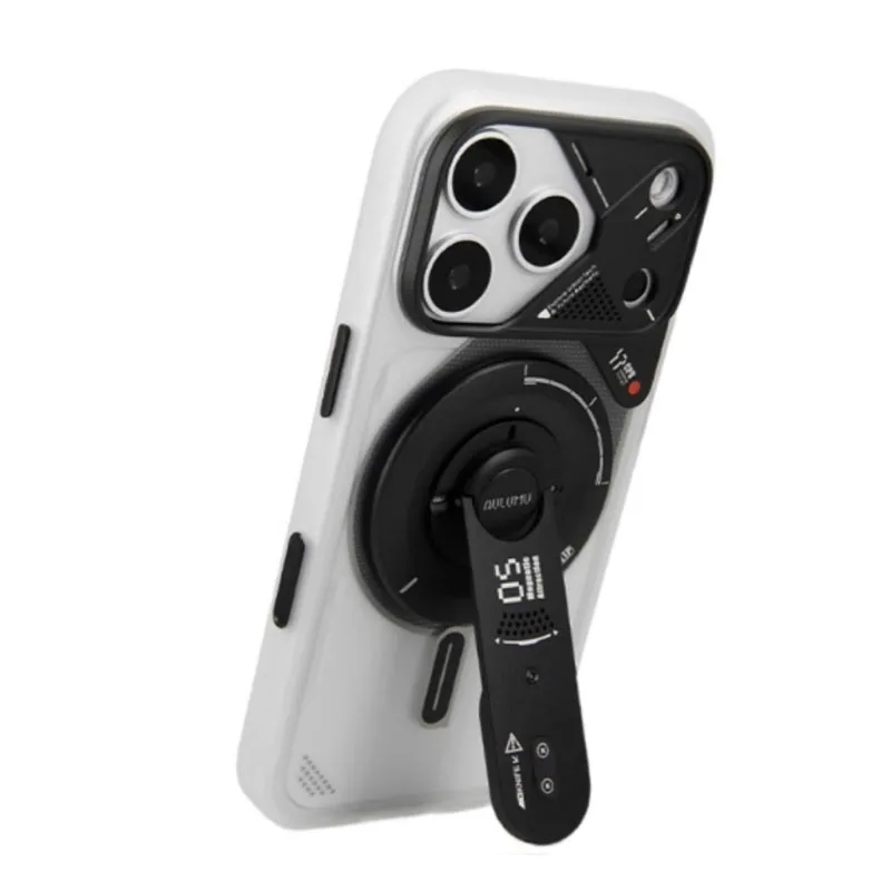 

AULUMU Frosted Mobile Phone Case for IPhone 17 Pro Max Luminous Translucent Full-Inclusive Anti-fall Magnetic Phone Case