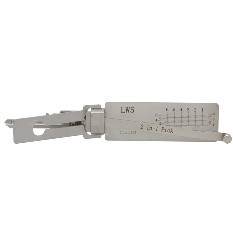 LW4 LW5 LISHI 2in1 für LOCKWOOD Schlossöffnungswerkzeug Decoder Profi-Werkzeug Schlosserwerkzeug – Detail 7