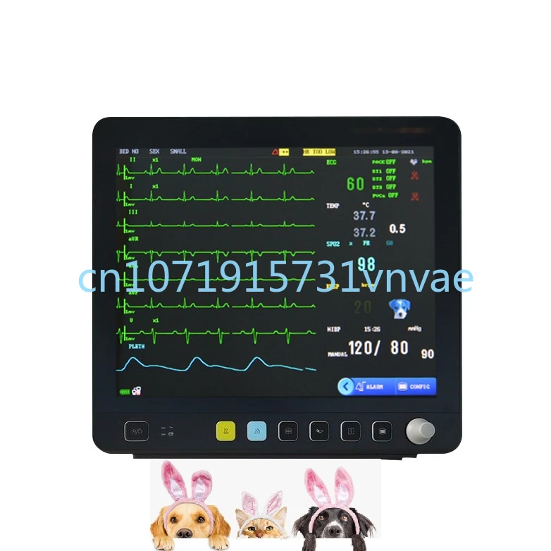 

MT MEDICAL Vet Veterinary Multiparameter Monitor Pet Hospital Clinic Equipment Vet Pet Medical Instrument Monitor