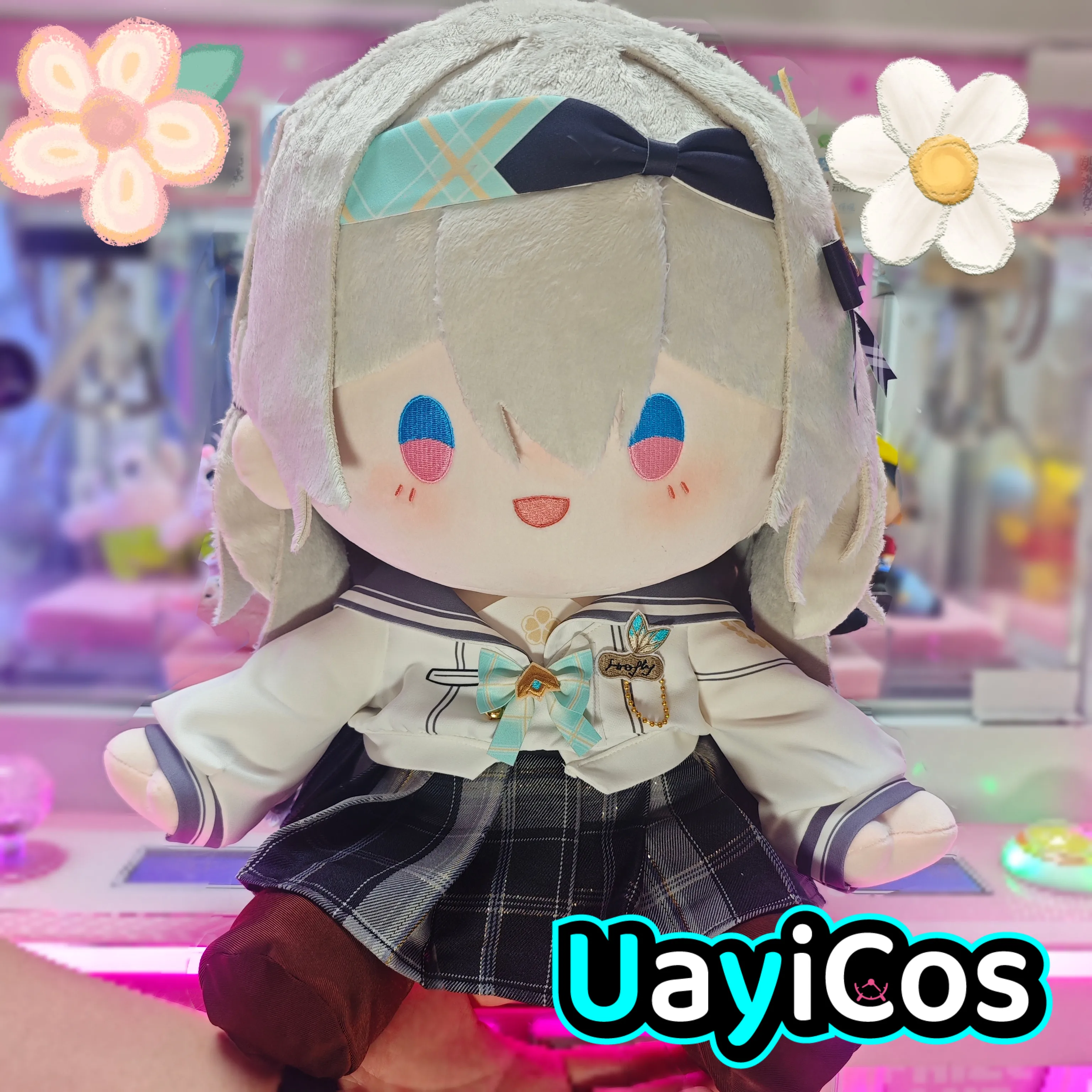 

40 см Honkai: Star Rail Firefly, мягкие плюшевые игрушки, плюшевая хлопковая кукла, одежда, мягкая подушка, аниме-фигурка, игра, игрушка, детские украшения, зал