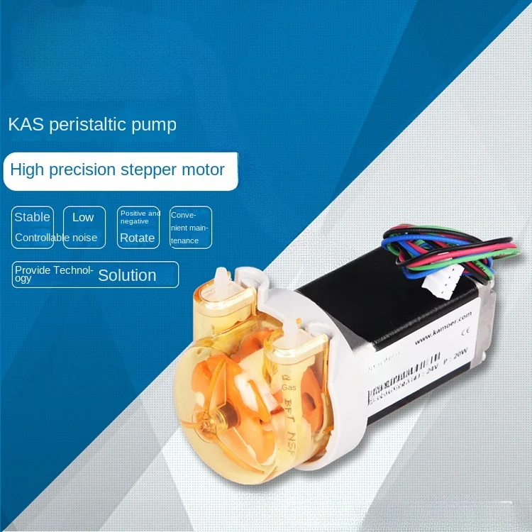 

Peristaltic Pump 12V Stepper Motor Micro Water Pump Experiment High Precision Small Self-Priming Pump