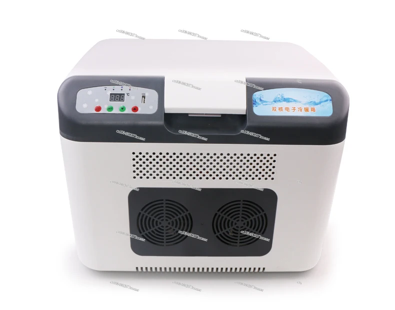 Mini Car Refrigerator, Dual Use in Car and Home, Mini Refrigerator, 24V, Truck Special Refrigeration Thermostat, Cold and Warm