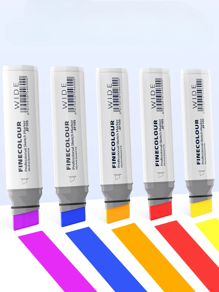 

Finecolour 20mm Wide Markers Alcohol Line Sketching Art Markers Pen Drawing School Art Supplies EF105