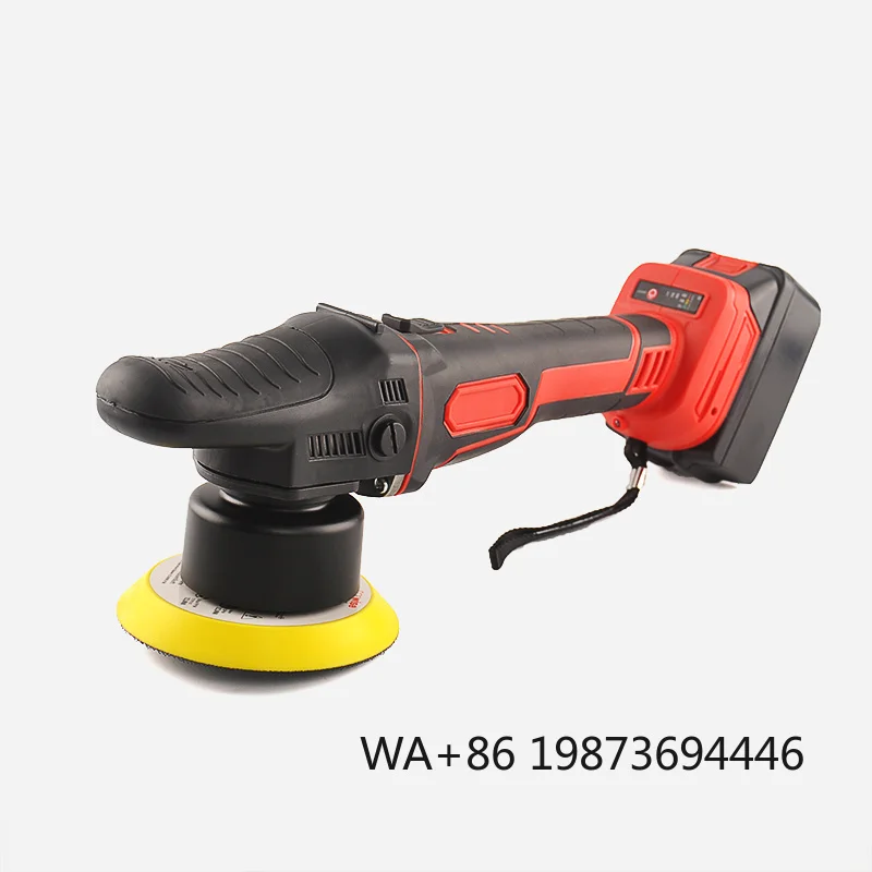 600W low-speed cordless polisher, 5-inch plate ultra-low speed design for scratch-free delicate car polishing work