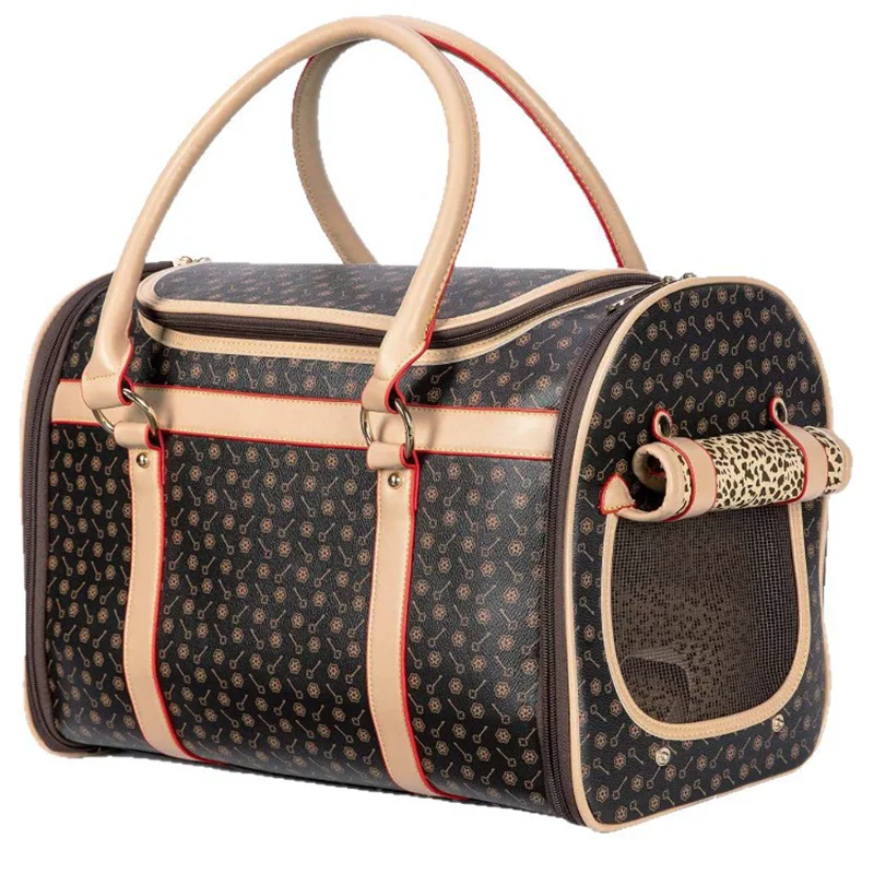 

Multifunctional Leather Pet Carrier Bag Luxury Small Dog Carrier Bags Pets Acessorios Cat Carrier Transporte Perro Pet Items