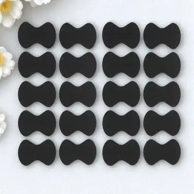 

20 Pcs Anti-slip Stickers for Paddles Guitar Pick with Grip Non-slip Grips Black Rubber Picks Acoustic