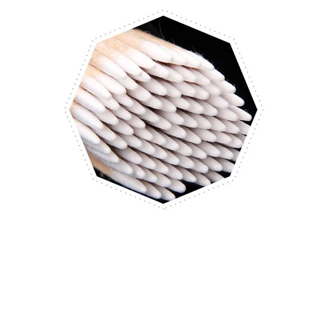 300 قطعة مسحات القطن الخشبية القابل للتصرف متعددة الأغراض تنظيف العصي ل رمش تمديد مسمار الفن الحرفية أدوات النظافة