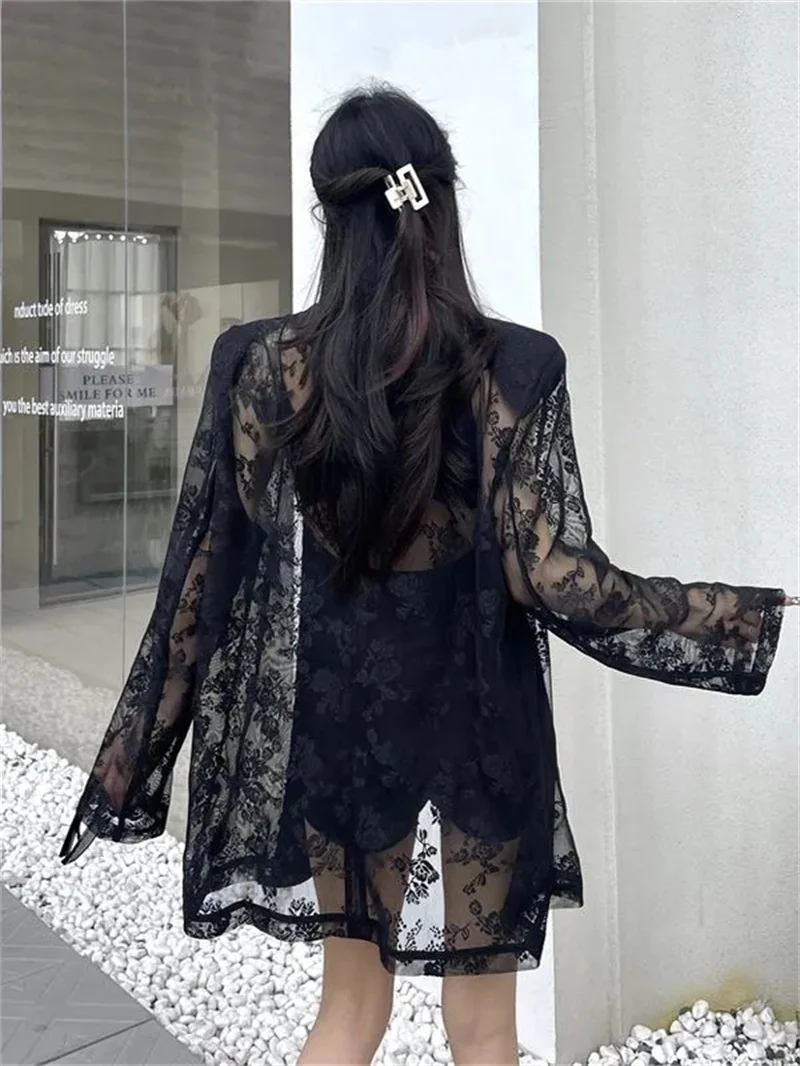 Frau Kleidung frauen Jacke Neue Sommer Trend Spitze Nähte Schulter Pad Anzug Jacke mit Lose Strickjacke Casual Anzug Jacke